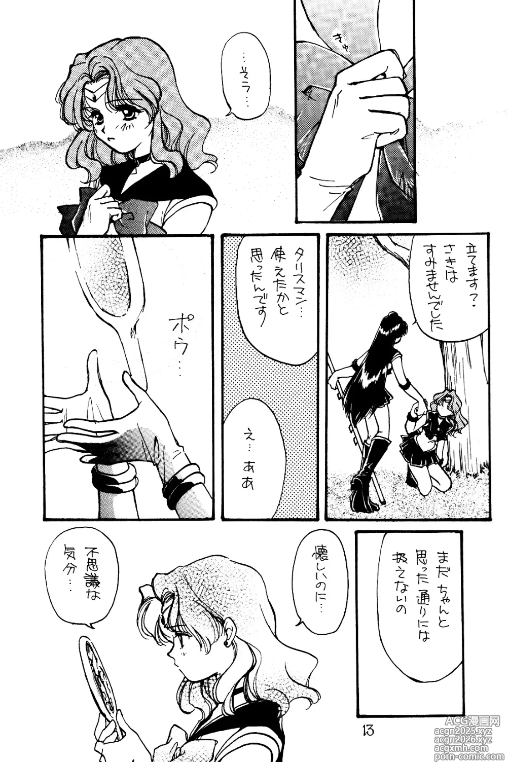 Page 13 of doujinshi Tsuki no Yami Hoshi no Kage Seitai Yuugi Junbigou Darkness of the moon Silhouette of the planet