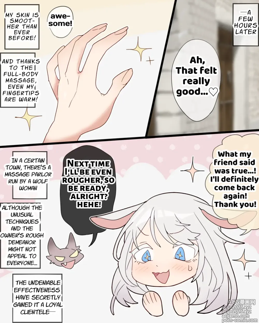 Page 6 of doujinshi Being swallowed whole and rubbed pleasantly by a wolf girl