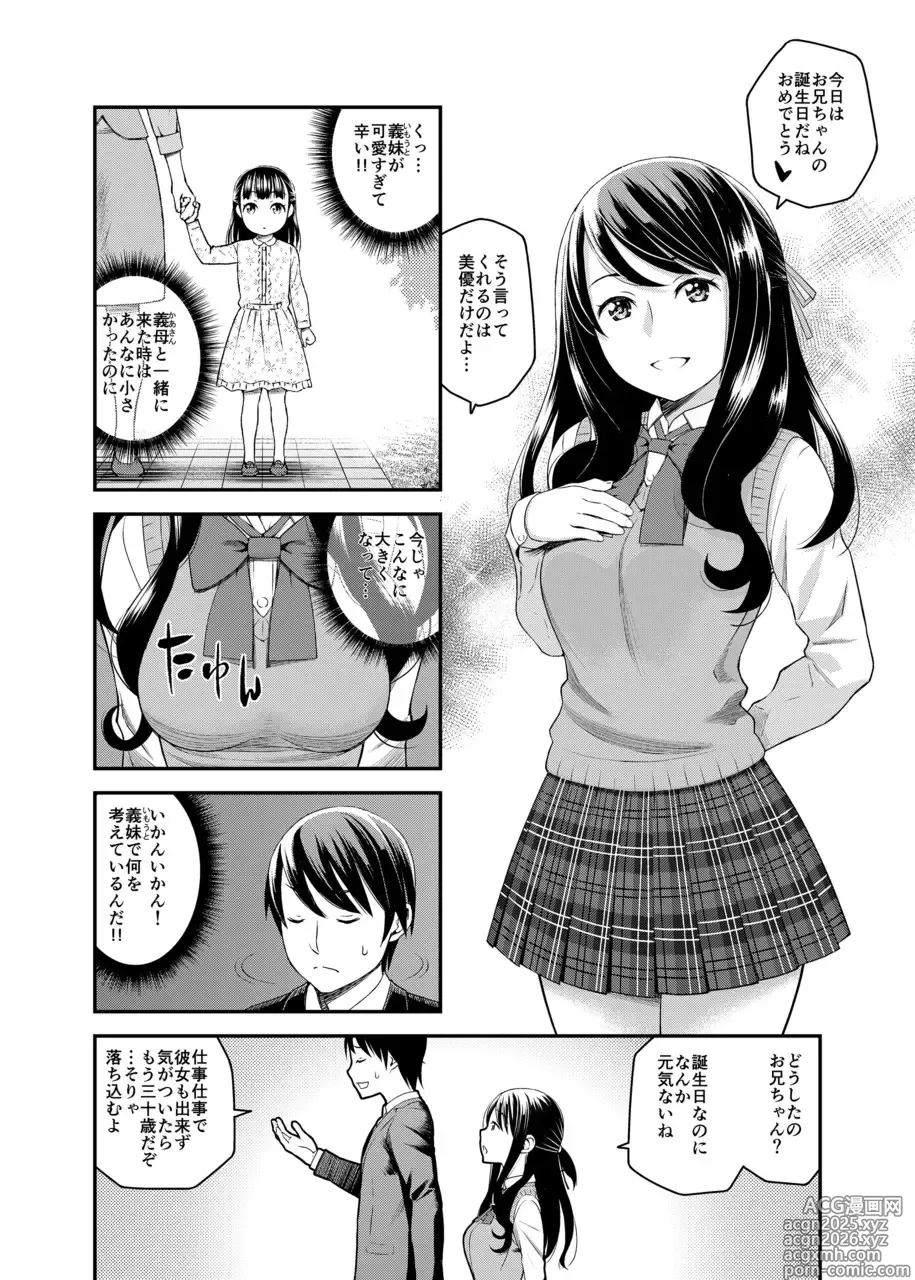 Page 3 of doujinshi 1-Nichi Gentei Kanojo Kawaii Gimai to Gachi Koubi.