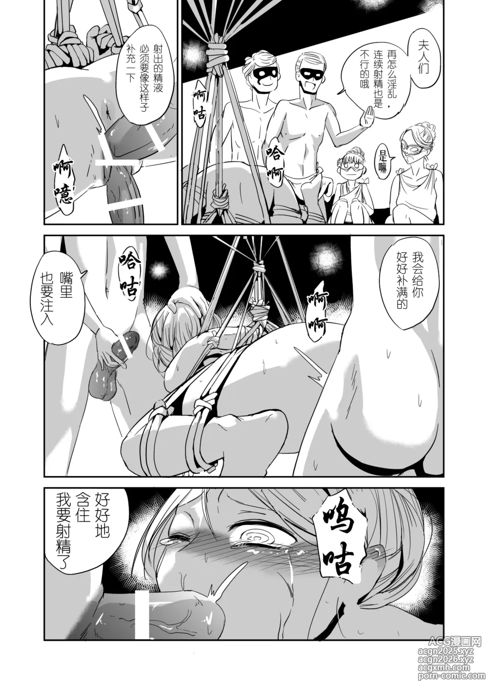 Page 17 of doujinshi 緊縛の夜会（有条色狼汉化）