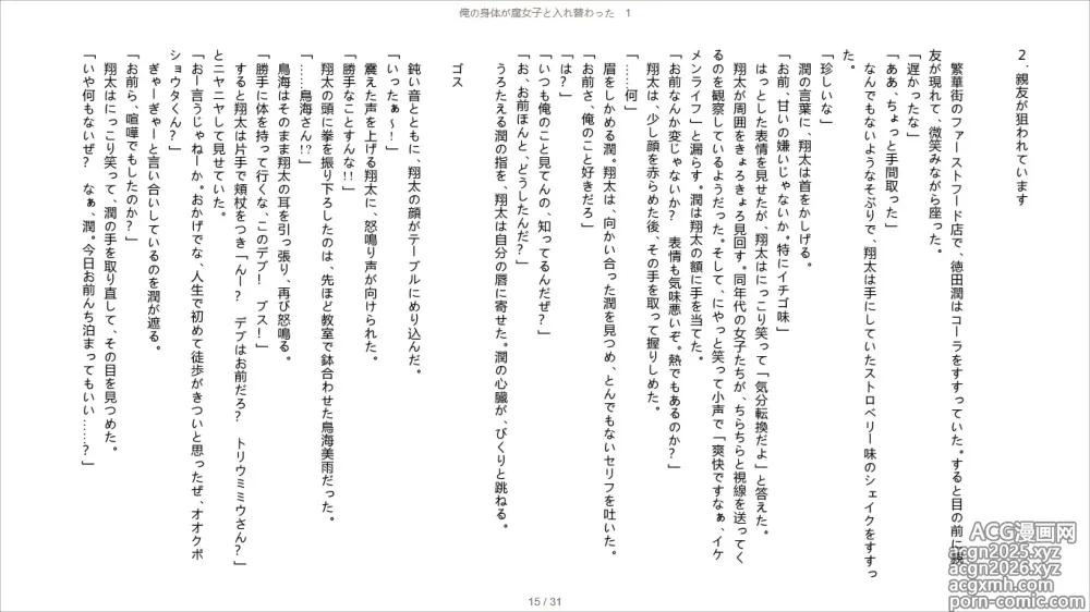 Page 15 of doujinshi Ore no Karada ga Fujoshi to Irekawatta 1