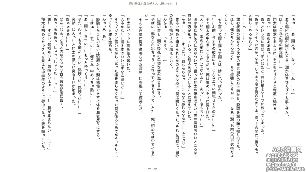 Page 21 of doujinshi Ore no Karada ga Fujoshi to Irekawatta 1