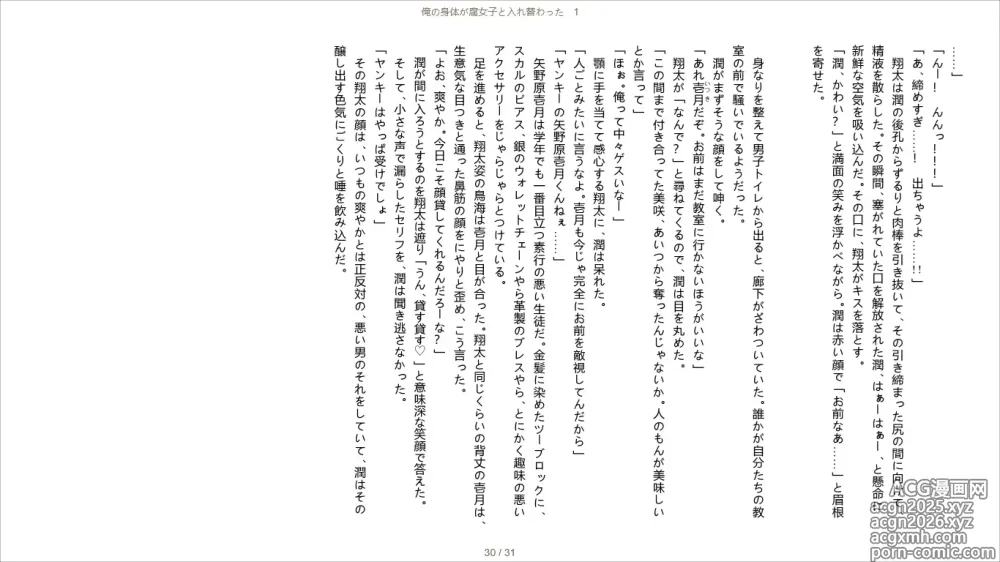 Page 30 of doujinshi Ore no Karada ga Fujoshi to Irekawatta 1