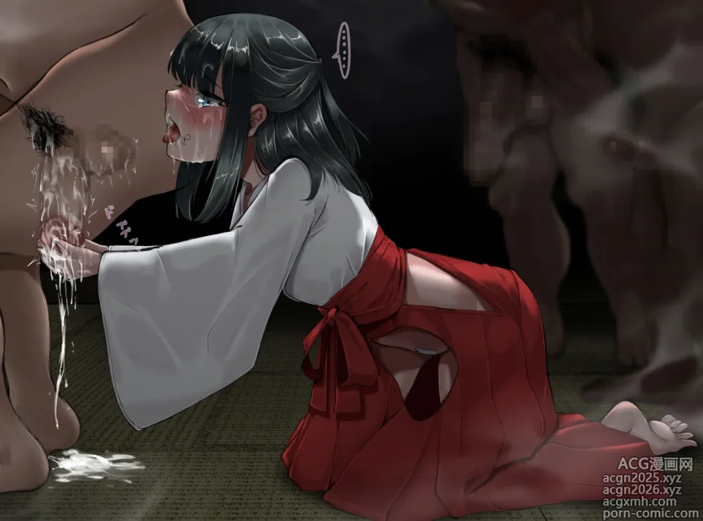 Page 25 of doujinshi ♡萝莉巫女用嘴吧小〇挑选播种鸡鸡♡