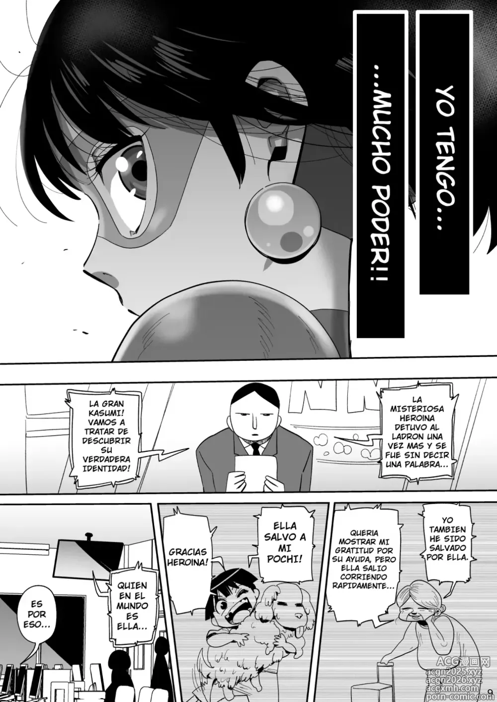 Page 8 of manga La Esposa Tetona que Todos Usan como Masturbador es una Súper Heroína׃ La Gran Kasumi