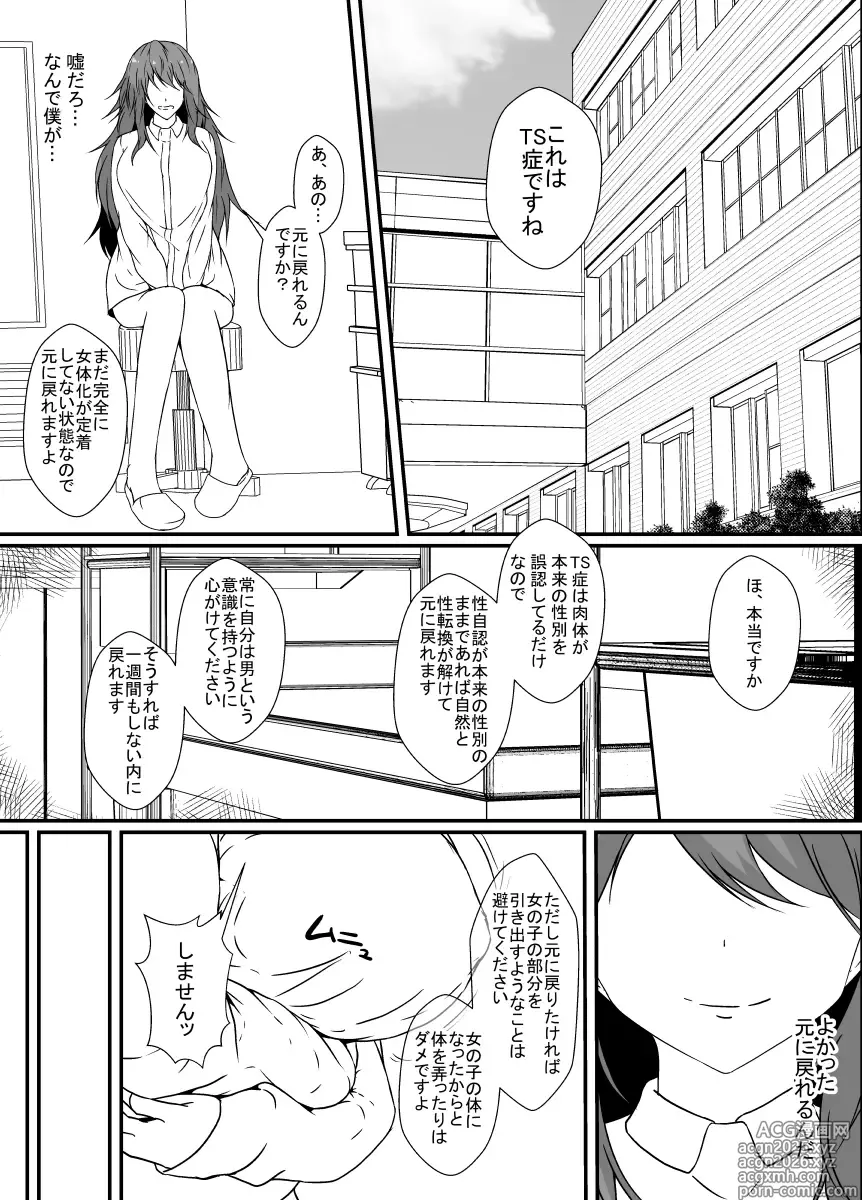 Page 10 of doujinshi [Hyoui no Jikan (Shimakawa) TS-ka shita Boku wa Tomodachi no Zetsurin Ero Saru ni Onaho no You ni Karada o Tsukawarete Mi mo Kokoro mo Mesu ni naru