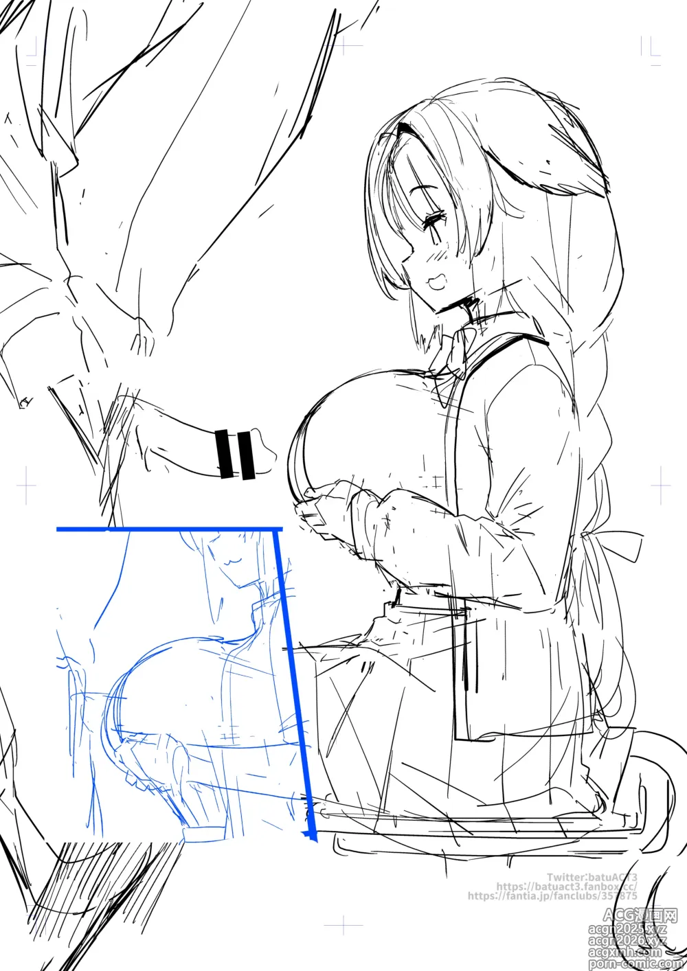 Page 13 of doujinshi 大潮と放課後 まとめ