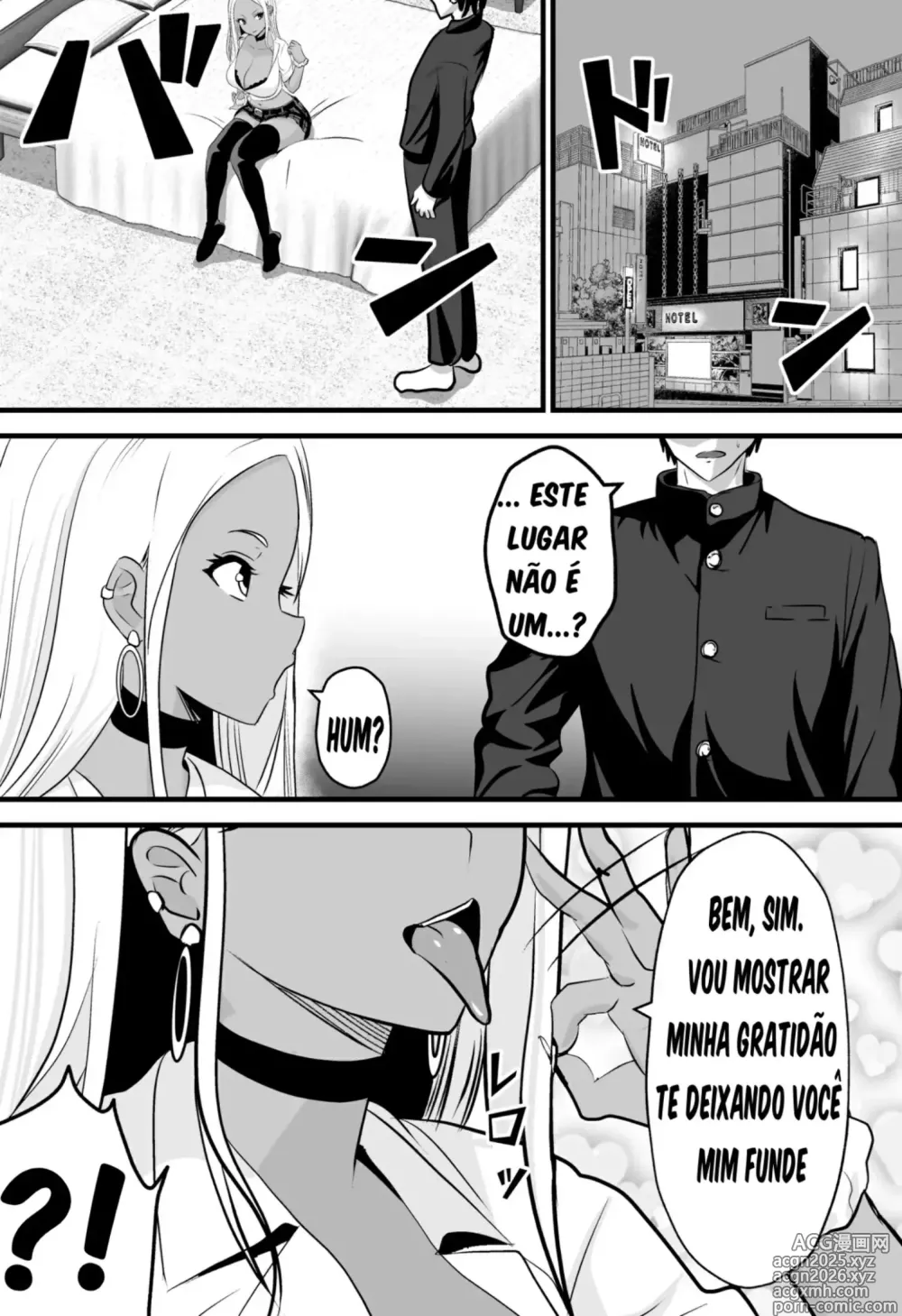 Page 4 of doujinshi Otaku ni Yasashii Kuro Gal ga Rare Card to Koukan de Sex Sasetekureru