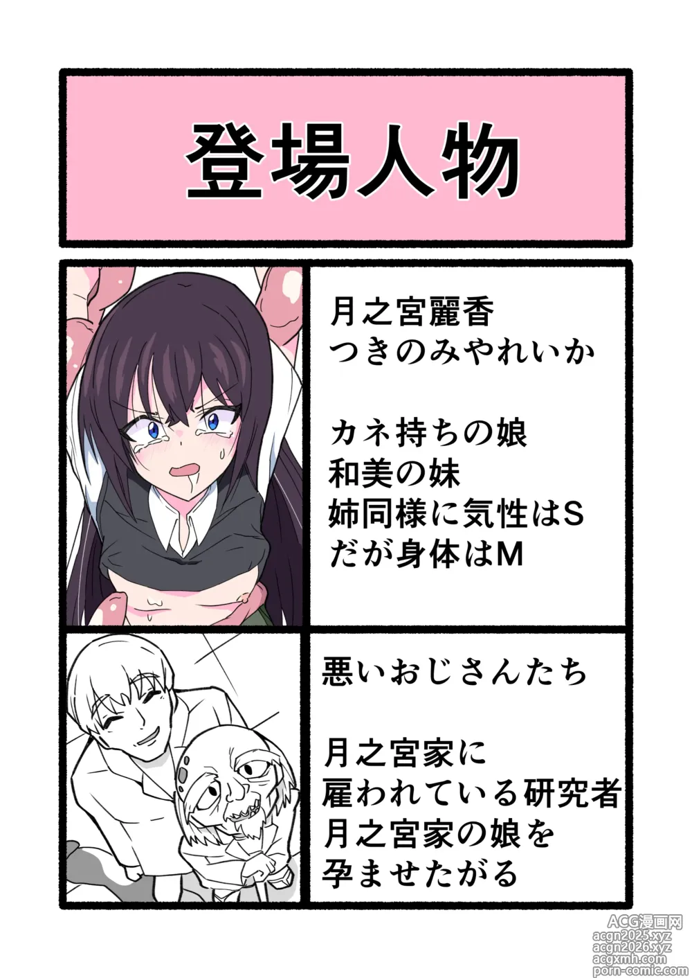 Page 2 of doujinshi ninshin syokusyu no jikkentai