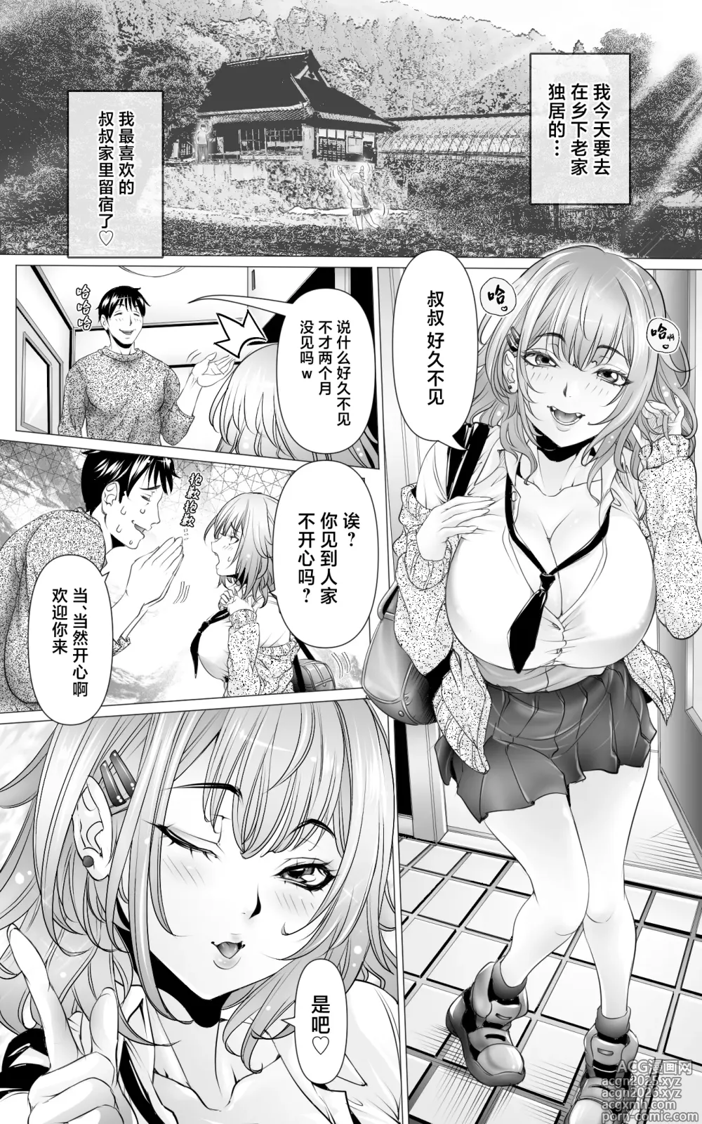 Page 2 of doujinshi Tomari ni Kita Mei no Gal ni Ai Saremakuru Nihaku Mikka!