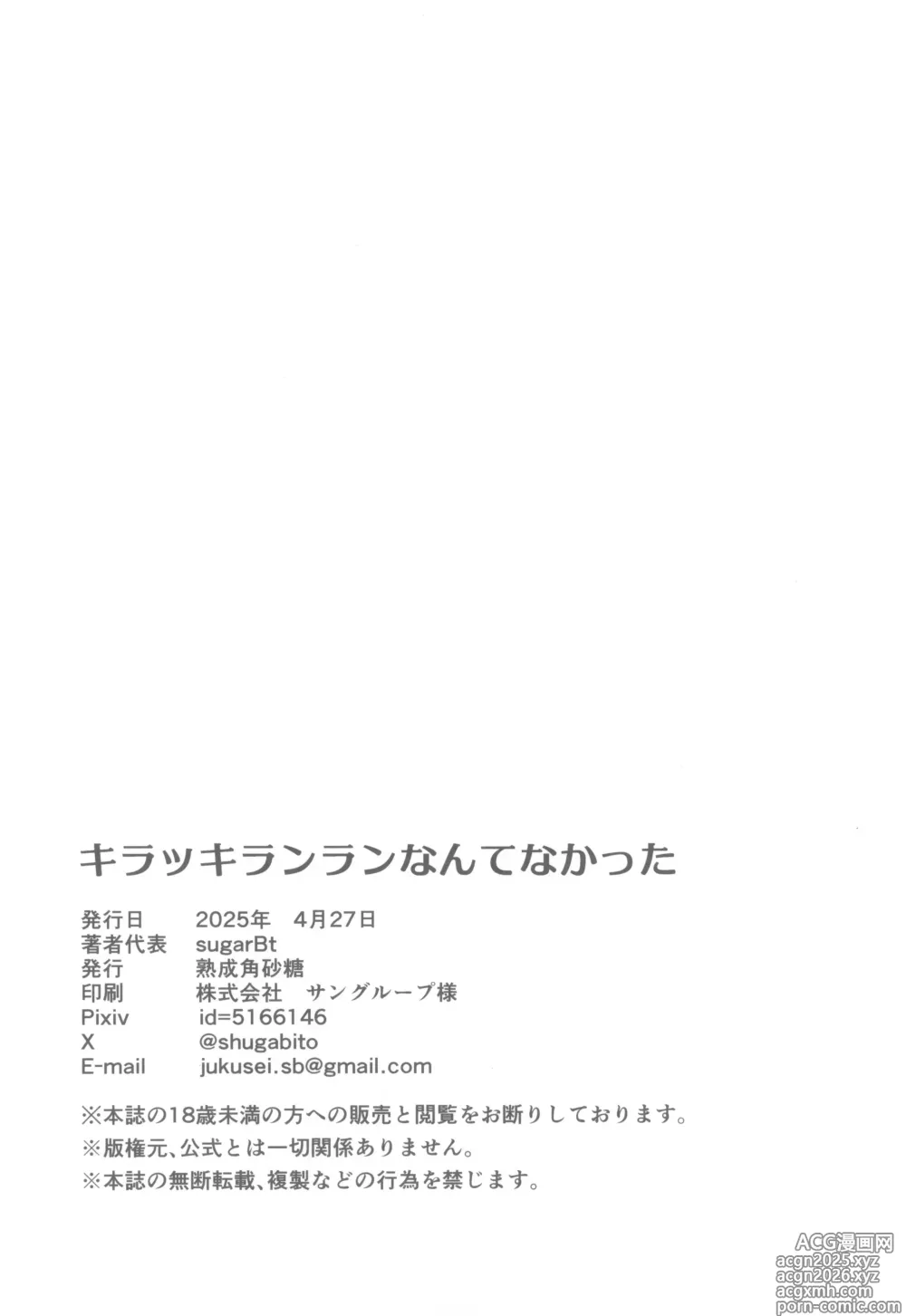 Page 22 of doujinshi Kirakkiranran nante Nakatta