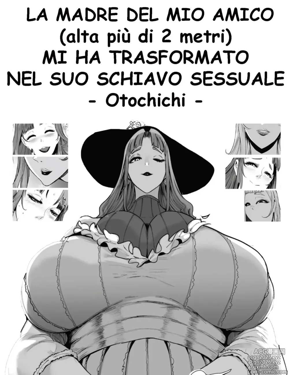 Page 1 of doujinshi La madre del mio amico mi ha trasformato nel suo schiavo sessuale