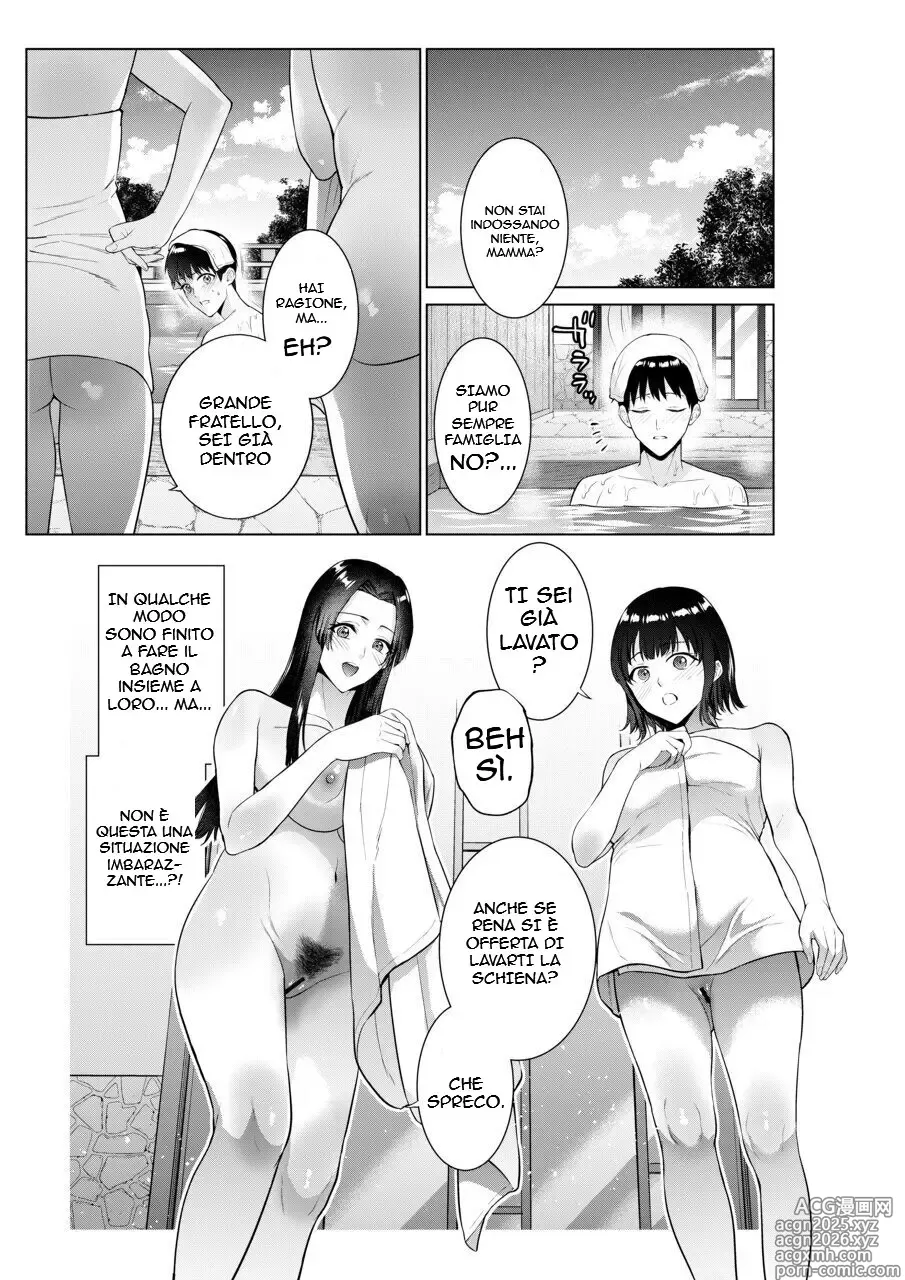 Page 4 of doujinshi Sesso con mia sorella e mia madre alle terme