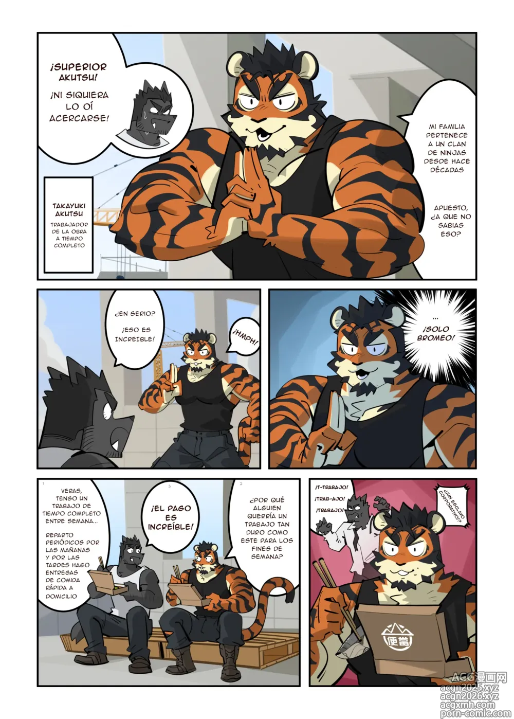 Page 3 of doujinshi Mi compañero de cuarto es Heterosexual / Trabajo Duro ??