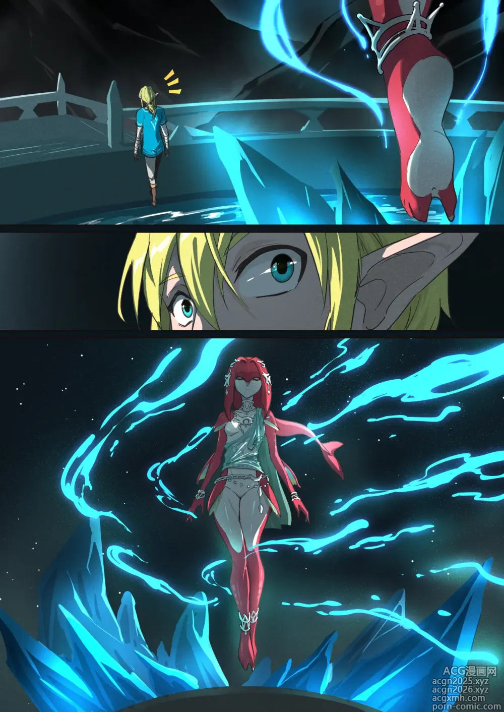 Page 4 of doujinshi The Legend of Zelda: Date with Mipha