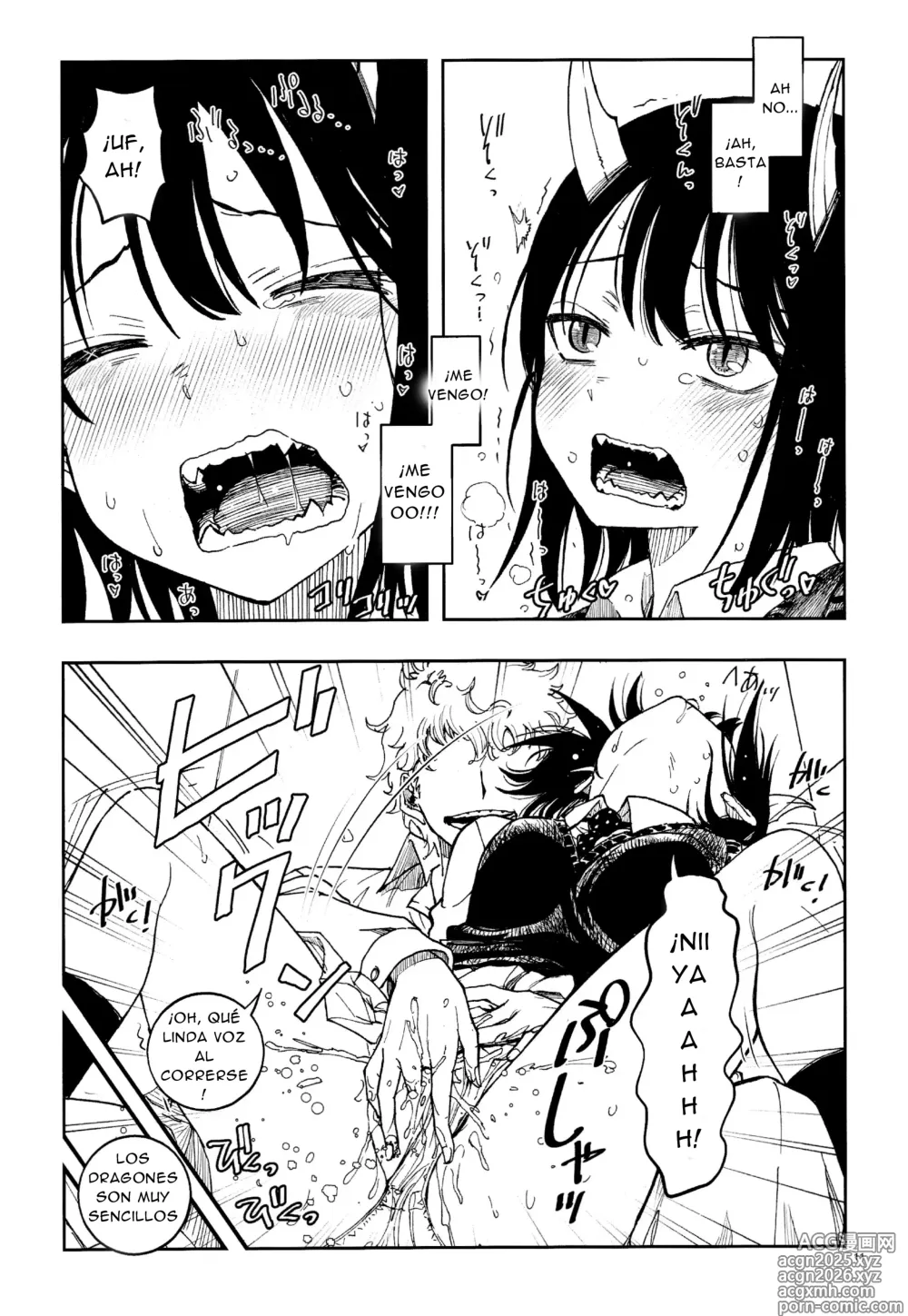 Page 10 of doujinshi LA CHICA DRAGON NO PERDERA ANTE UN CAZADOR DE DRAGONES