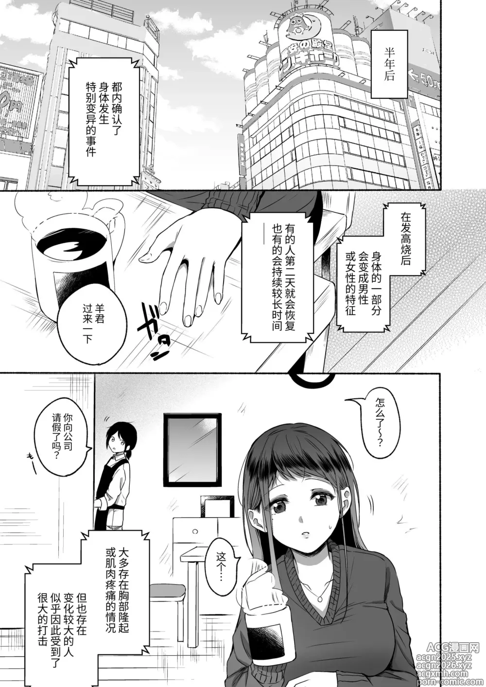 Page 49 of doujinshi 性器反转 被女友上的七天里