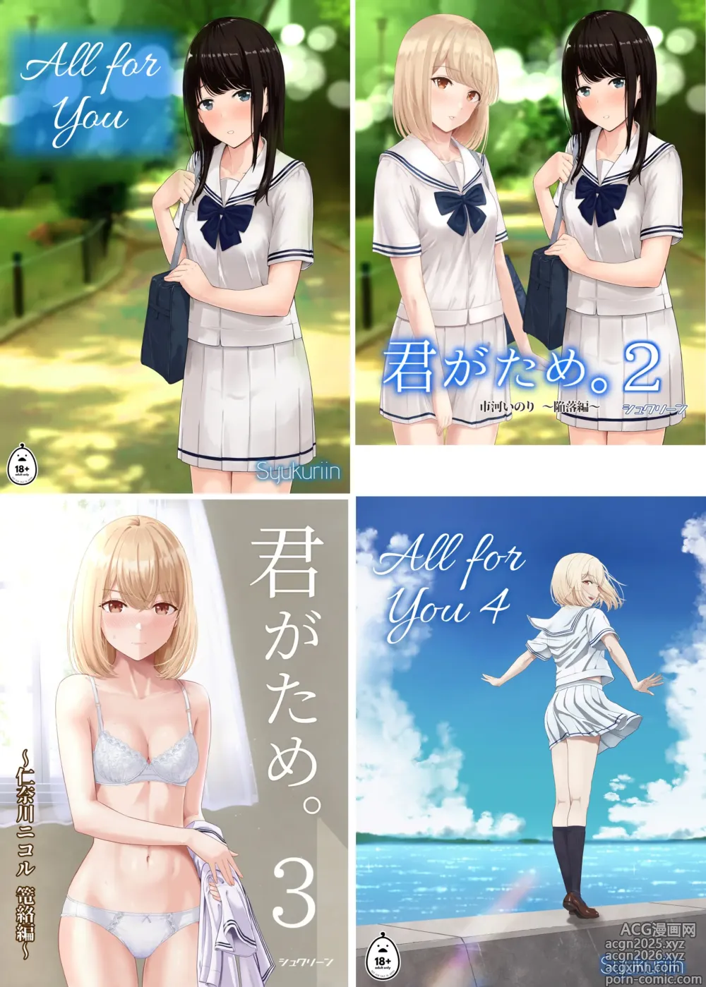 Page 1 of doujinshi 君がため。 1-4