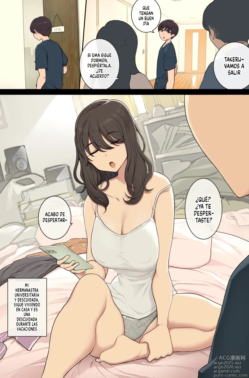 Page 1 of doujinshi Me Voy A Coger A Mi Hermanastra, Que Es Descuidada Tanto En Su Estilo De Vida Como En Su Sentido De Castidad