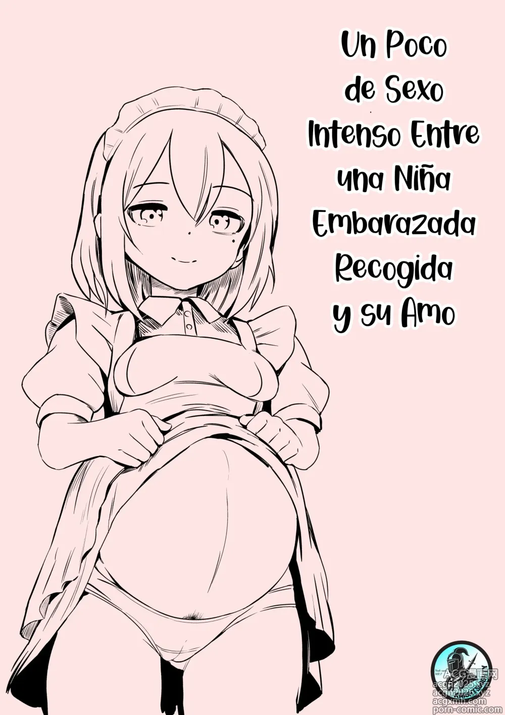 Page 1 of doujinshi Un Poco de Sexo Intenso Entre una Chica Embarazada Comprada y su Amo