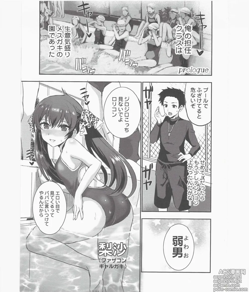 Page 2 of doujinshi Mirai no Bitch Otona ni Natta Oshiego o Shimei dekiru Deliheal Ten SP