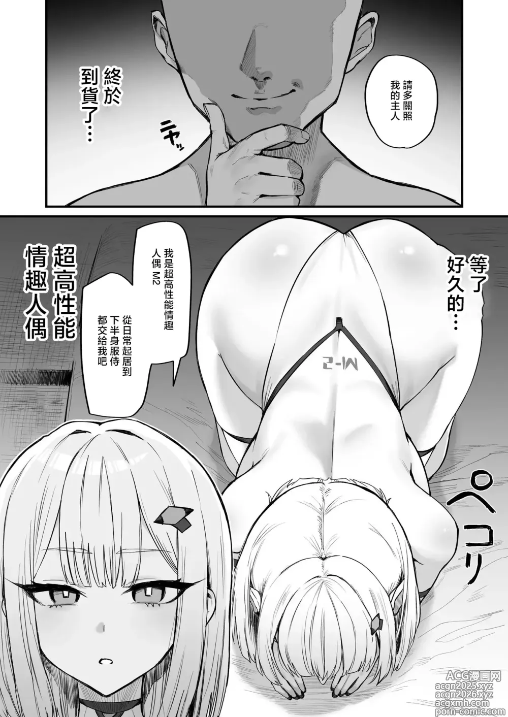 Page 2 of doujinshi Jiga ga Tsuyome no Choukouseinou Sexaroid