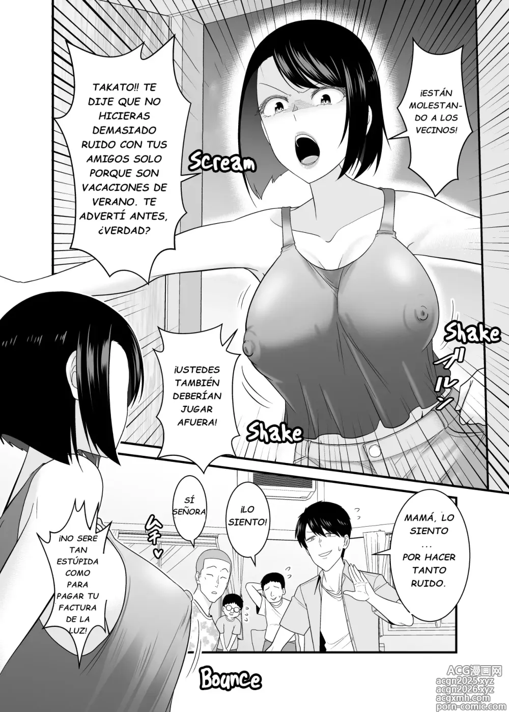 Page 5 of doujinshi Sugu Okoru Ore no Hahaoya ga Mukatsuku DQN Kouhai ni Netorareta｜Mi Enojona Madre fue Arrebatada por mi Irritante Kouhai
