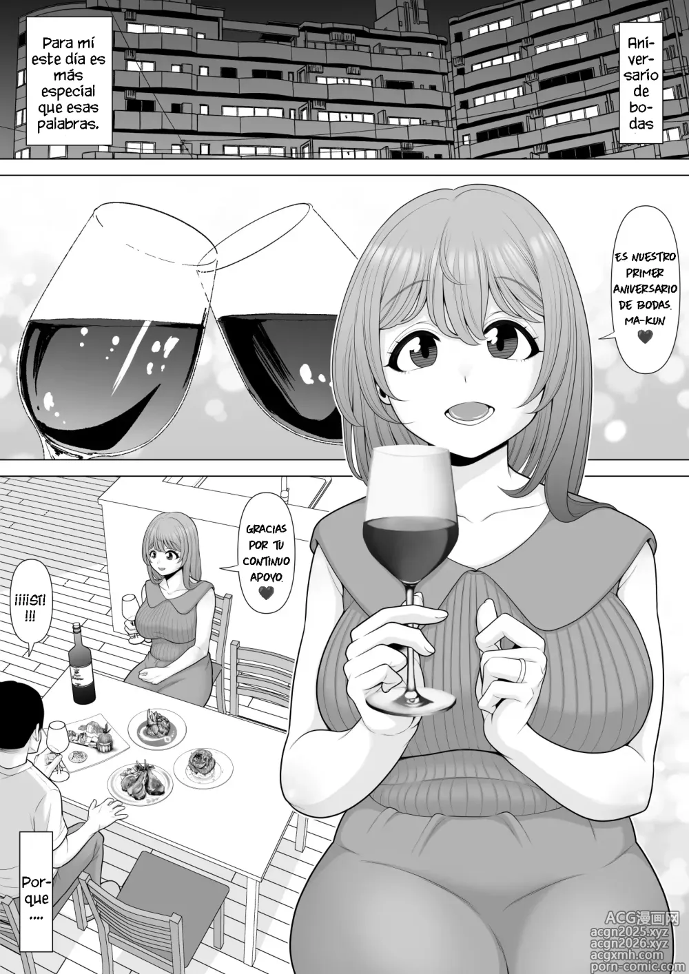Page 2 of doujinshi Boku no Tsuma o Suiminkan Rape shite Kudasai!!｜¡¡Por Favor, Viola a mi Esposa Mientras Duerme!!