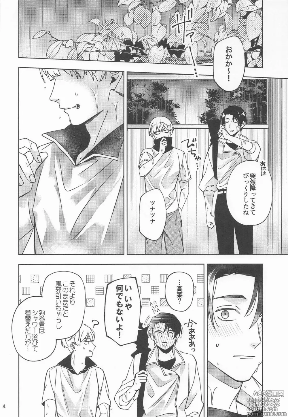 Page 3 of doujinshi Kon na Ame no Hi wa