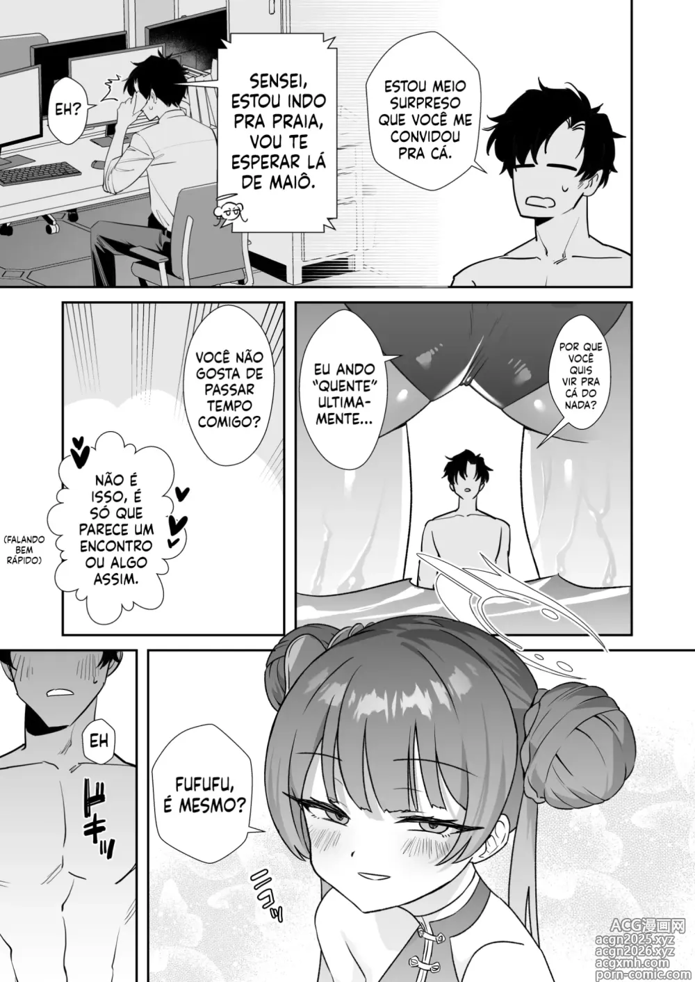 Page 4 of doujinshi Monshu-sama wa Atsuin desu! ~Otona no Dosukebe Taisou Hen~