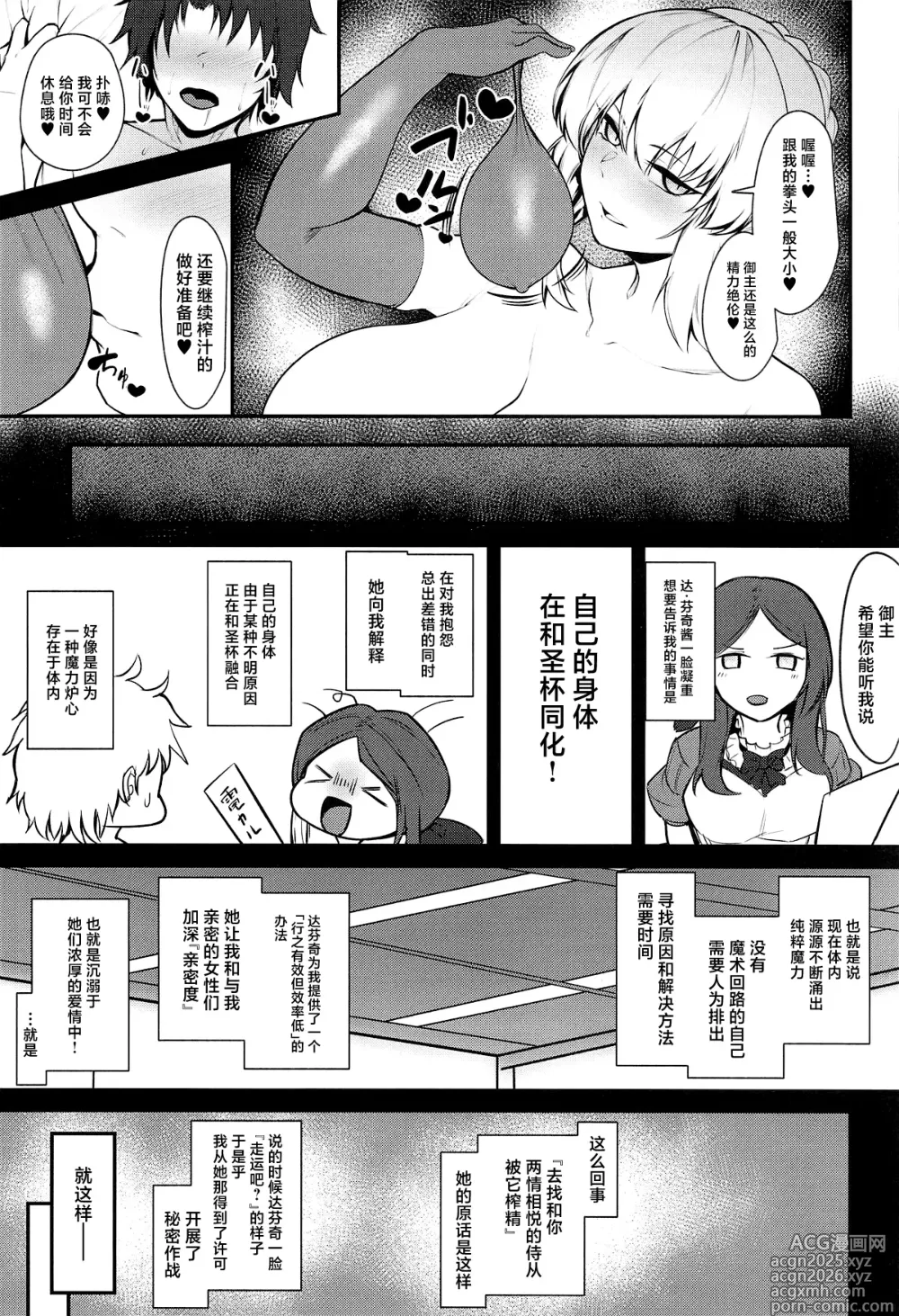 Page 8 of doujinshi Master Senzoku Dosukebe Oppai Seishori Servant