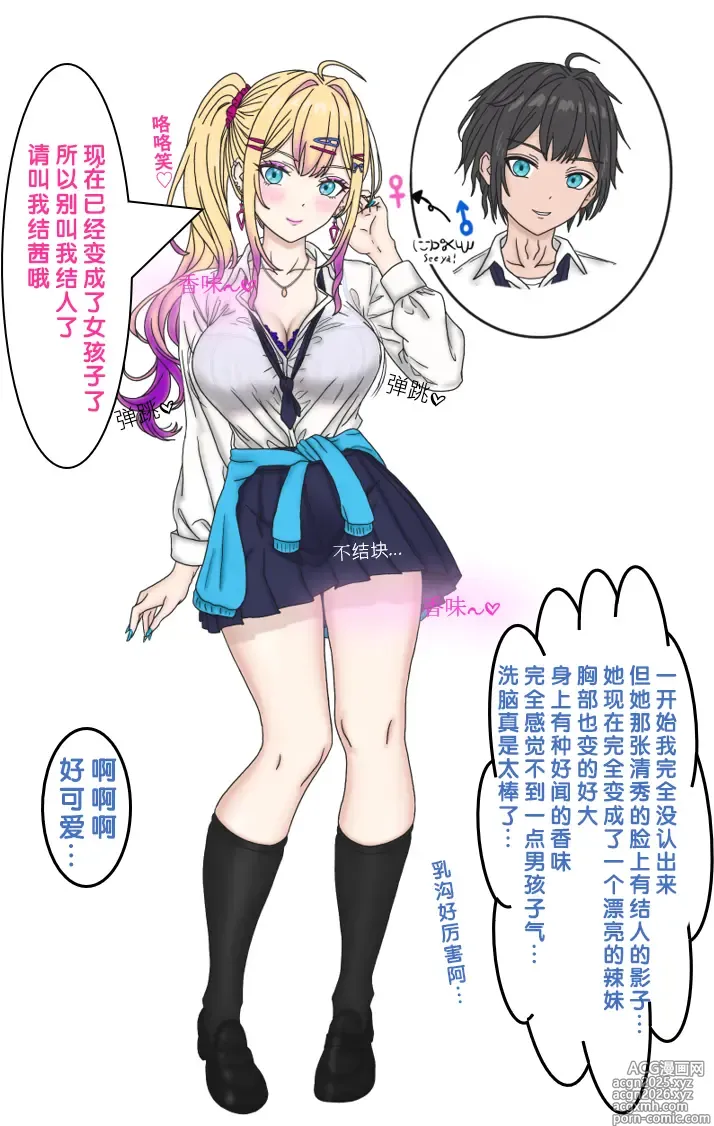 Page 6 of doujinshi 变成辣妹【狼姬个人汉化】（ongoing）