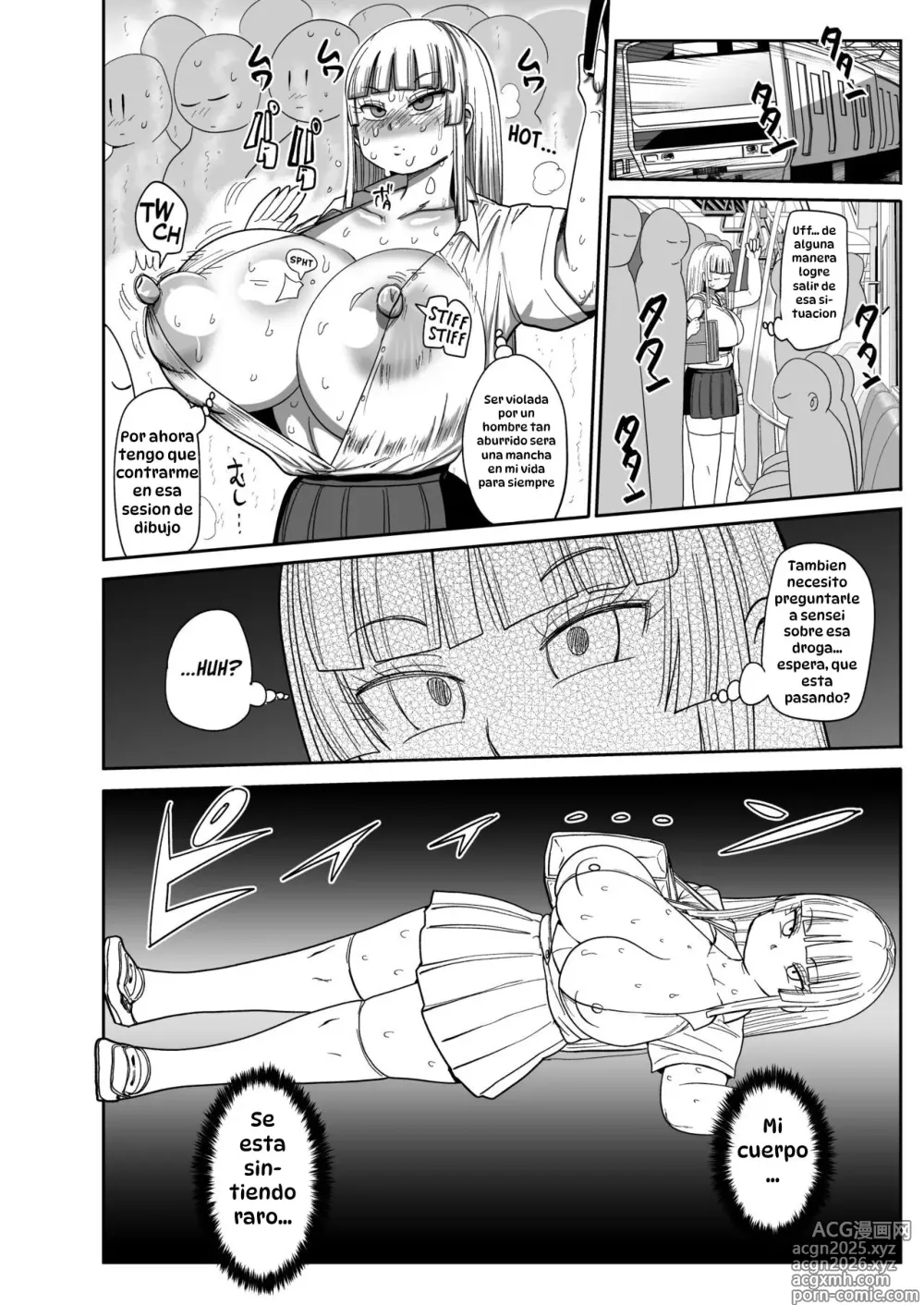 Page 11 of doujinshi Himeko, la Indefensa Modelo de Arte
