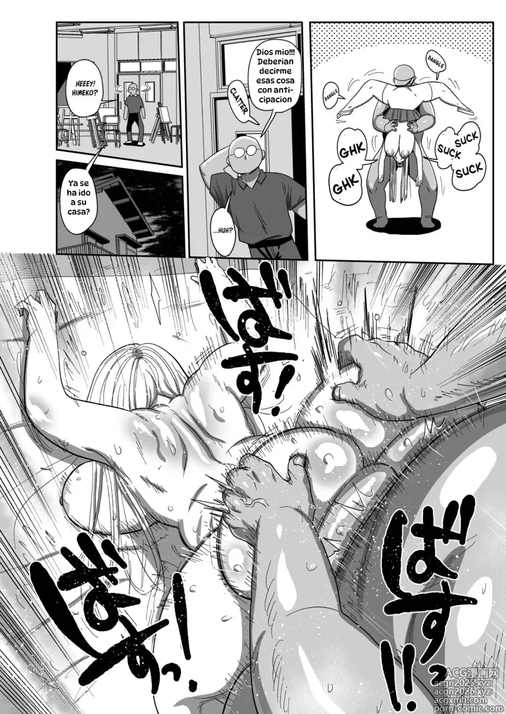 Page 9 of doujinshi Himeko, la Indefensa Modelo de Arte