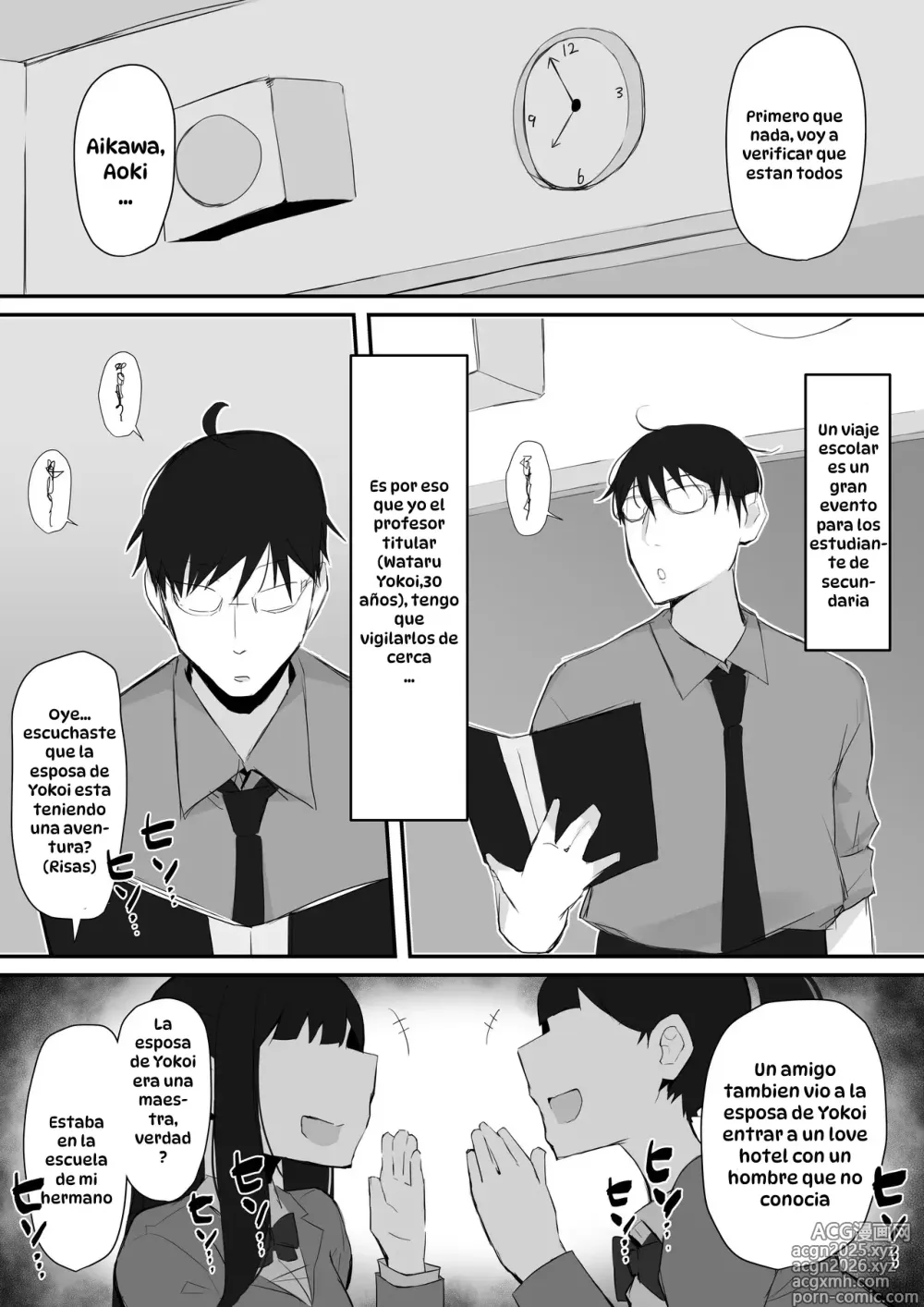 Page 2 of doujinshi La Gal de Preparatoria Quiere Consolar Al Profesor Engañado