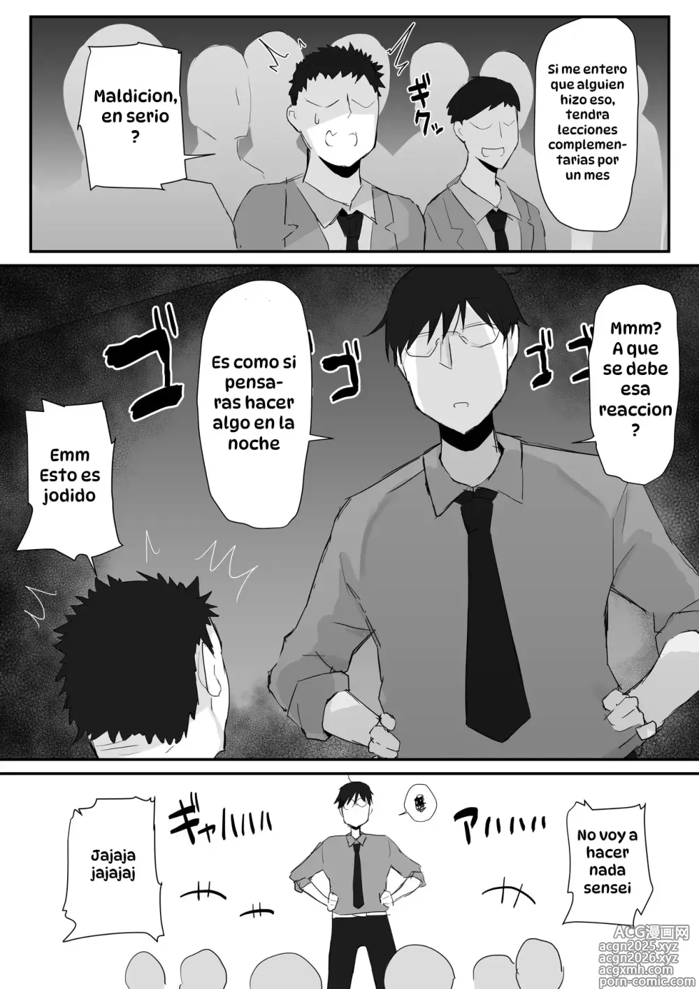 Page 4 of doujinshi La Gal de Preparatoria Quiere Consolar Al Profesor Engañado