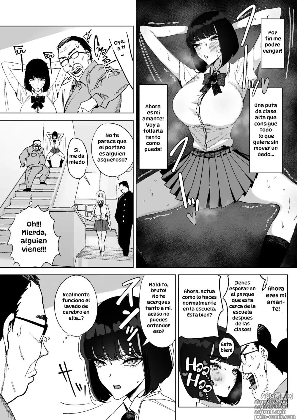 Page 9 of doujinshi Hipnosis de la Jovencita de Alta Cuna ~Una Señorita de Rango S con una Horrible Personalidad es Dominada por un Viejo Repugnante~