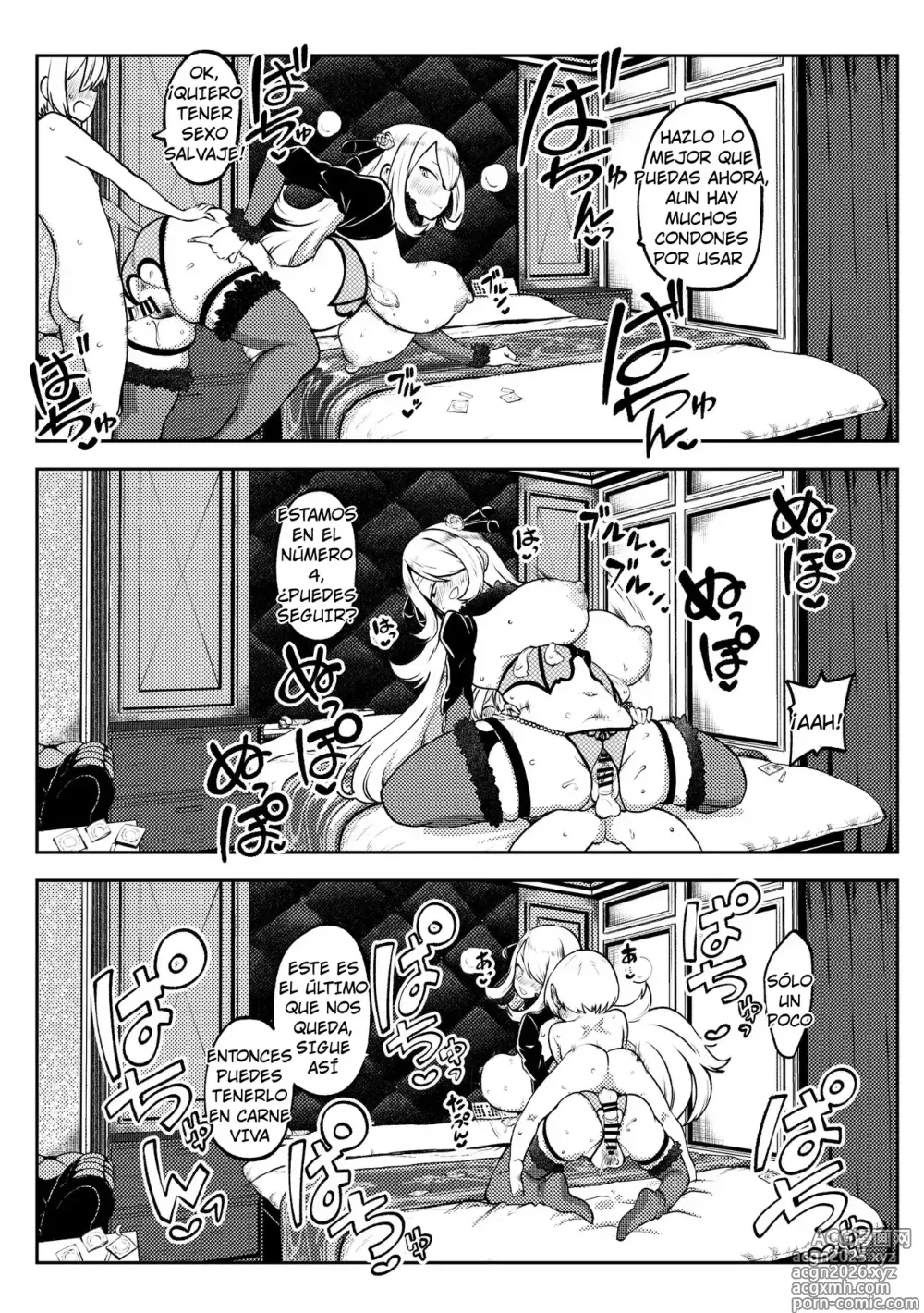 Page 8 of doujinshi Cynthias battle review