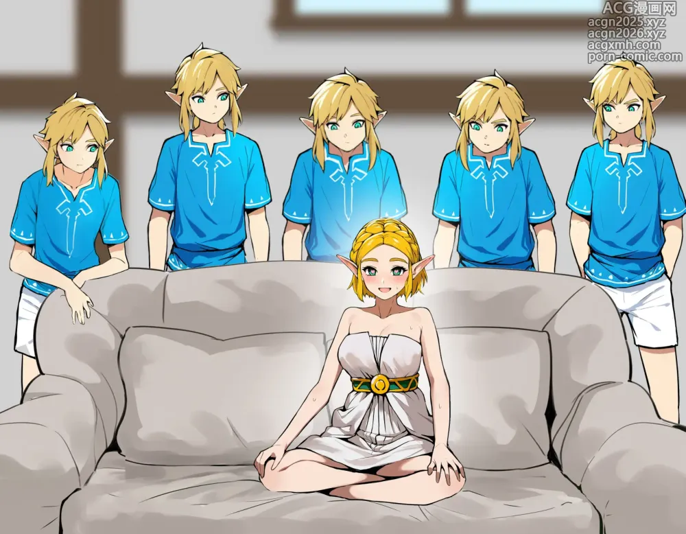 Page 5 of doujinshi When Zelda gained the Borrowed Wisdom