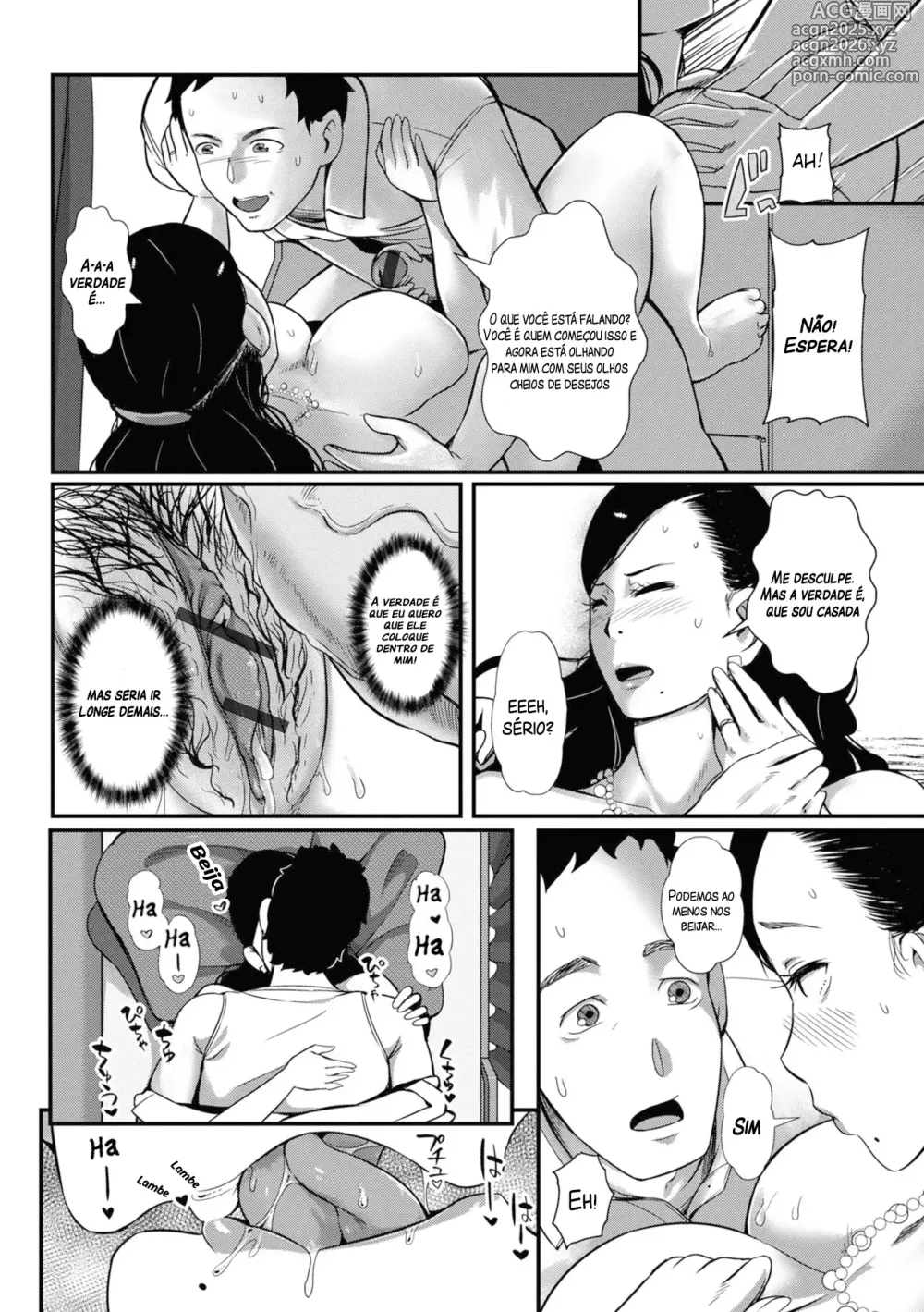 Page 8 of manga Apenas minha esposa deveria estar neste compartimento
