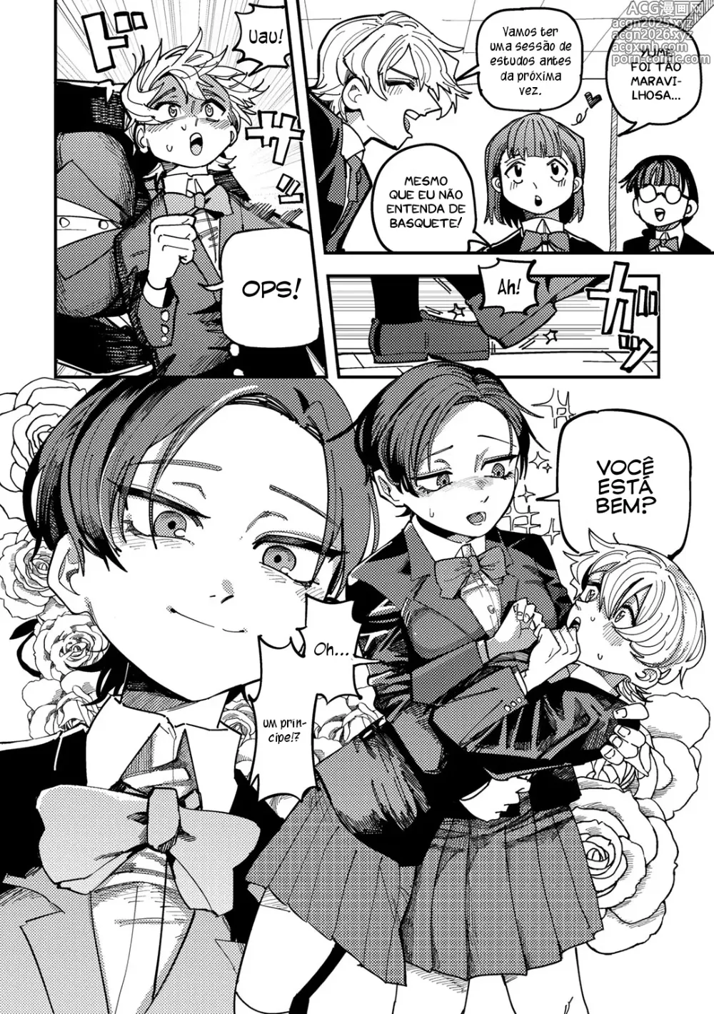 Page 3 of manga Ela é o principe de todos!