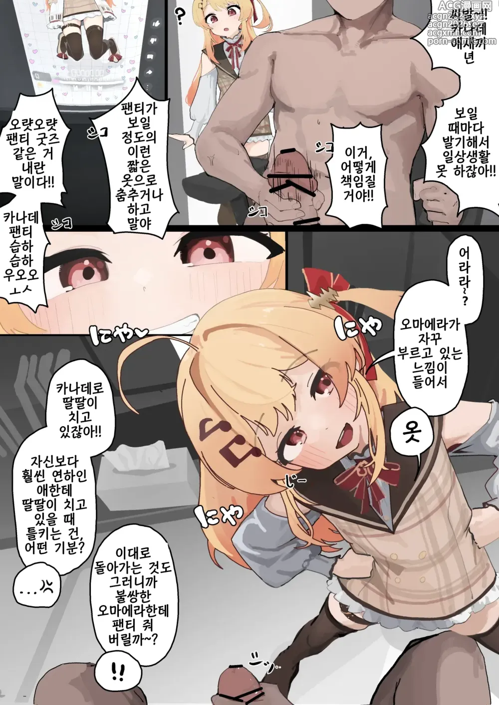 Page 2 of doujinshi 딸딸이 치고 있던 걸 카나데한테 들켰다...