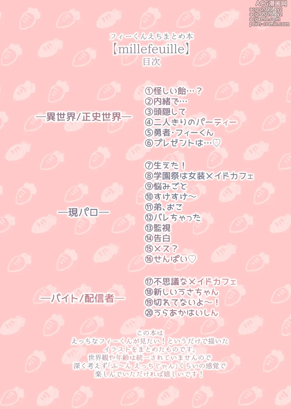 Page 3 of doujinshi millefeuille