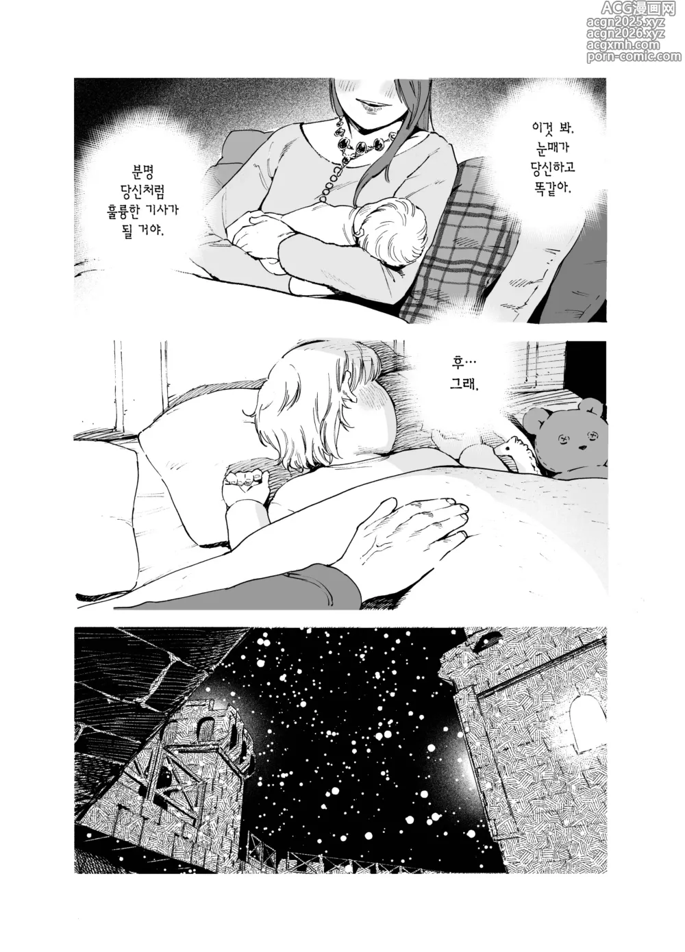 Page 4 of doujinshi 메이든・봄 ~기사였던 사냥꾼과 전직 창녀의 이야기~