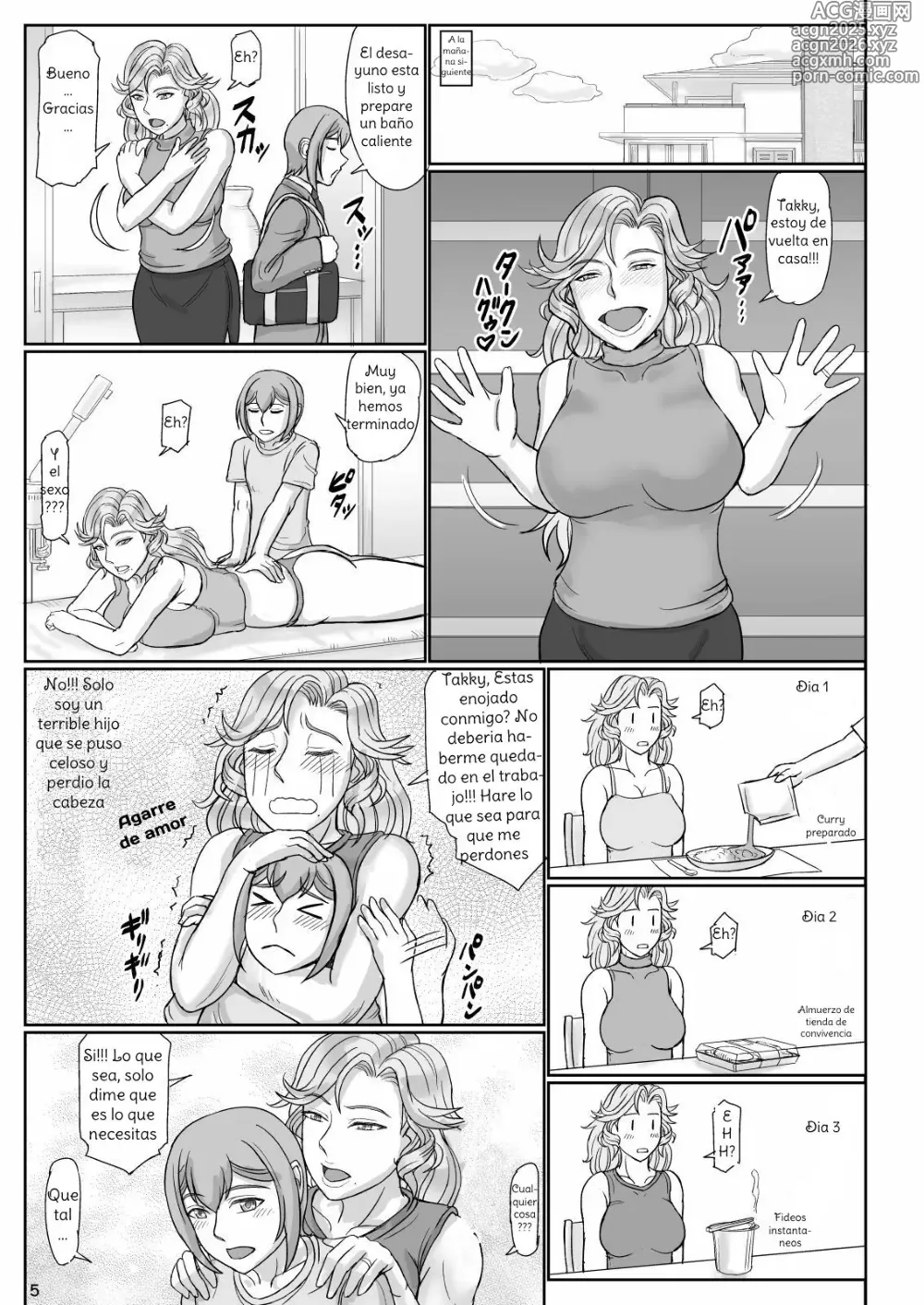Page 4 of doujinshi Mamá es una luchadora villana mitad rusa 2 - Edición emocionante con traje de baño H