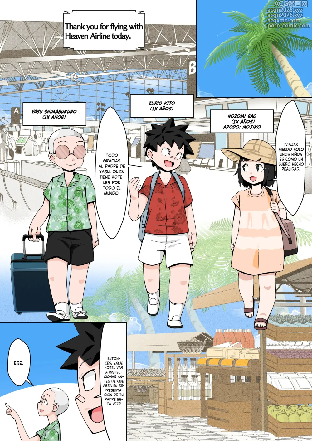Page 2 of doujinshi Resort Beach de Rankou Mission!