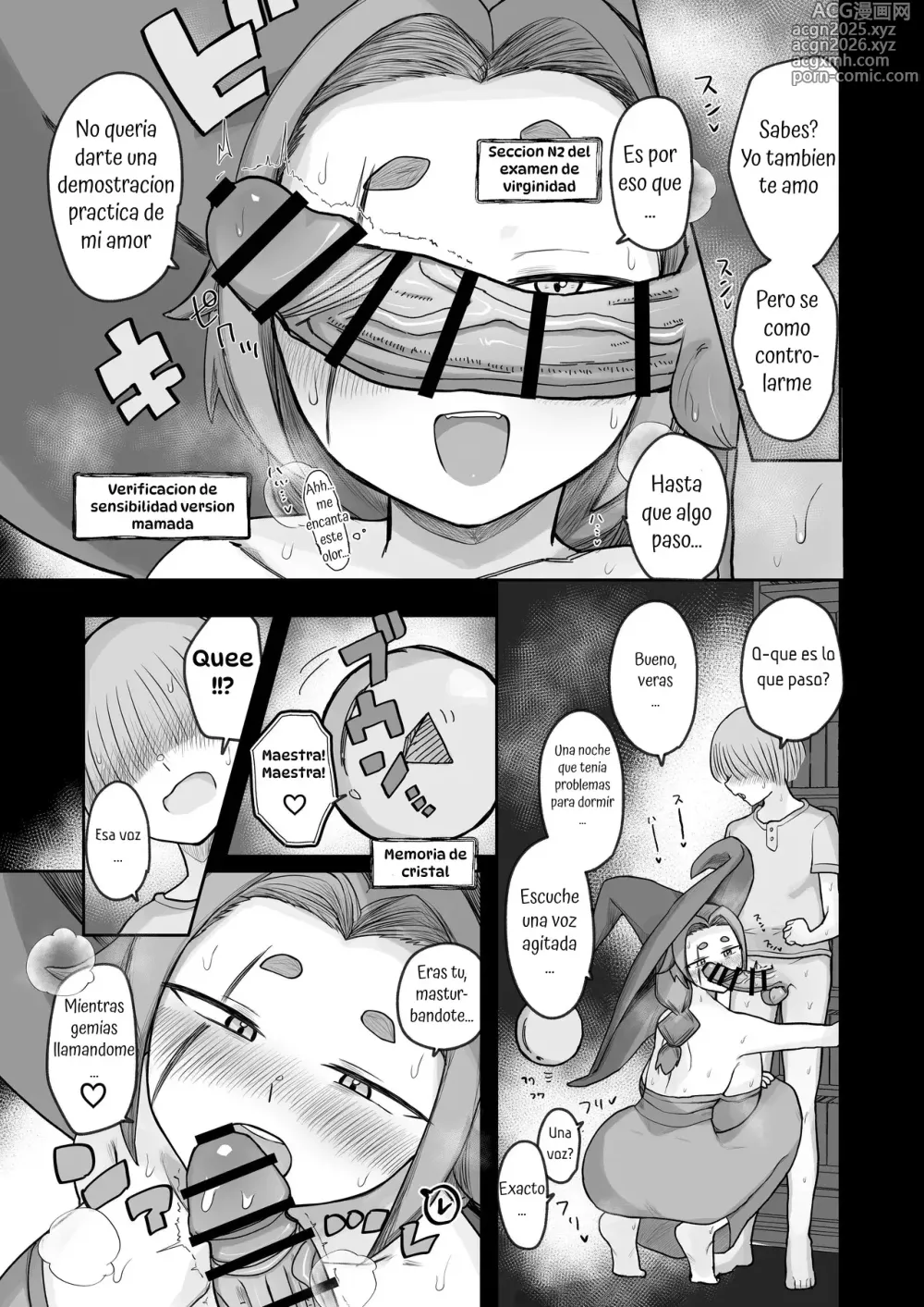Page 15 of doujinshi El Amado Aprendiz ♂ de la Tetona Bruja Milenaria￪ es Exprimido por su Maestra en su ''Exámen de Graduación''