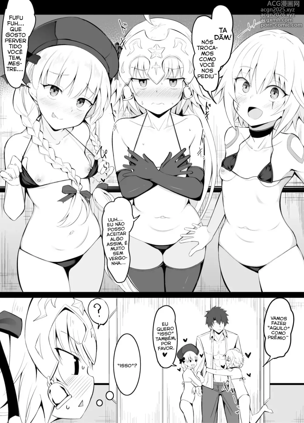 Page 1 of doujinshi Chaldea Micro Bikini-bu Summer Little Hen