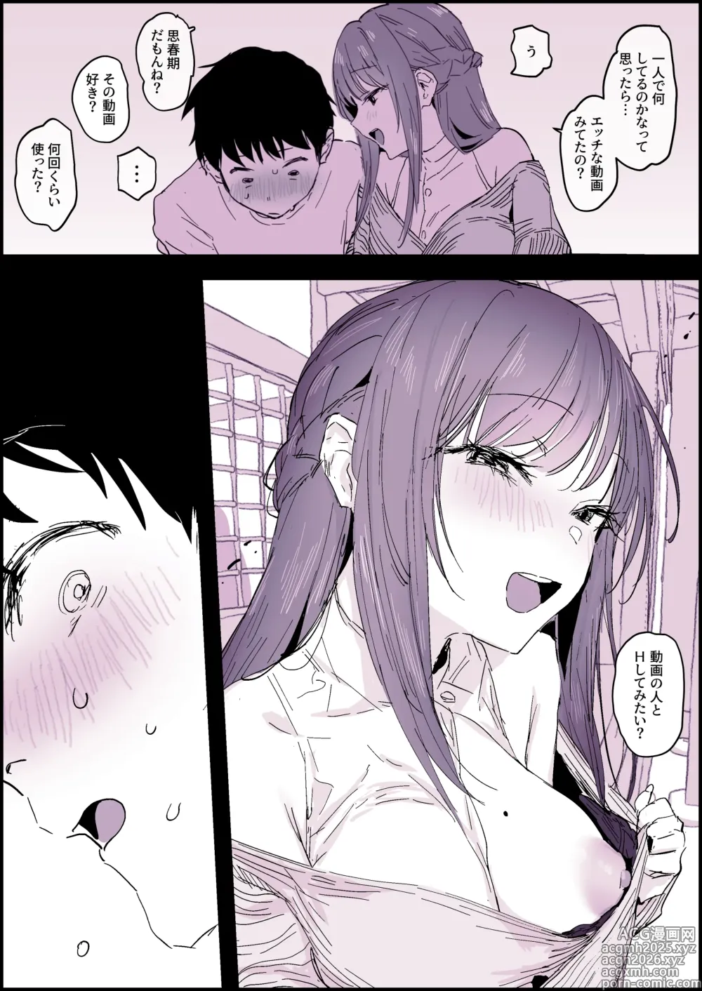 Page 3 of doujinshi Ikagawashii Douga o Toukou Shiteita Shinseki no Nee-chan