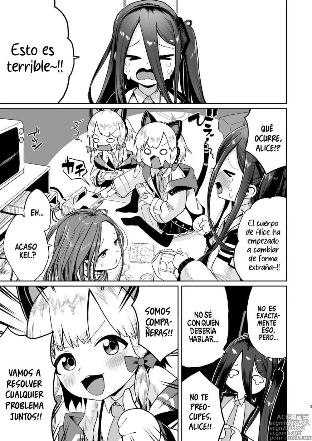 Page 2 of doujinshi ¡¡Alice ha Conseguido la Espada de Luz!!